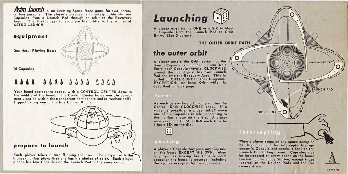 Astro Launch Game Instructions