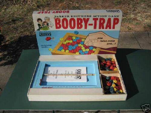 Earliest Parker Brothers Booby-Trap Game