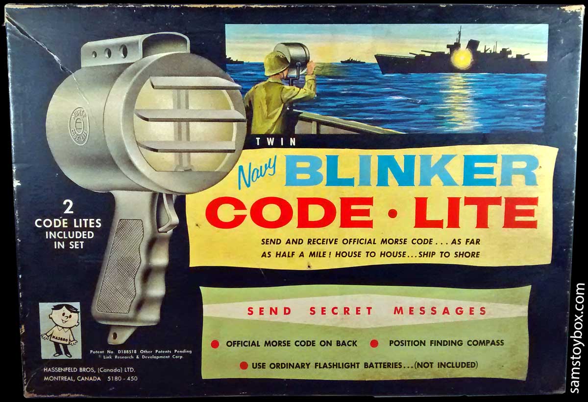 Twin Navy Blinker Code-Lite Set Box