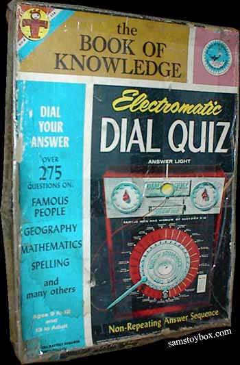 Electromatic Dial Quiz Game by Transogram