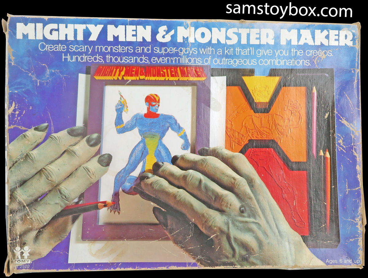 Tomy Mighty Men & Monster Maker Box Front
