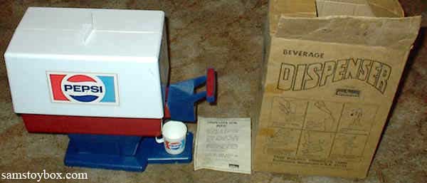 Toy Pepsi Dispenser by Chilton Toys