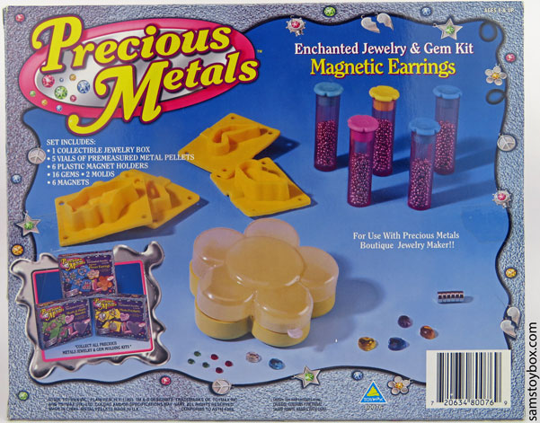 Precious Metals Magnetic Earrings Back