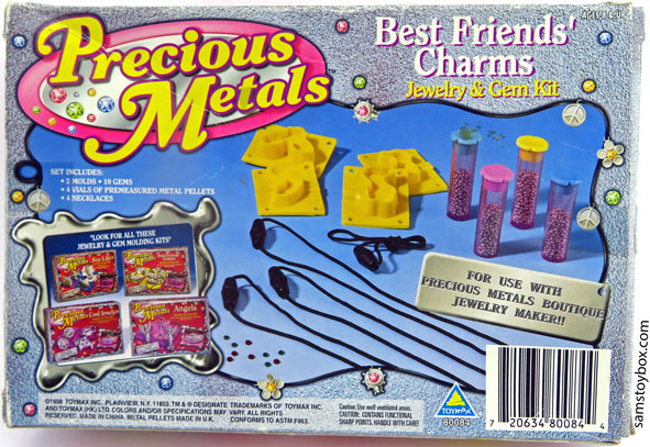 Precious Metals Best Friends Charms Back