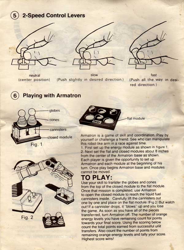 Armatron Instructions - Page 5 of 6