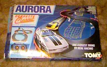 AFX Corvette Classic model race set