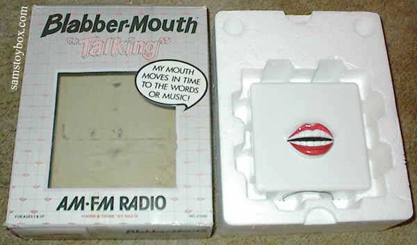 Blabber Mouth Radio with its Box