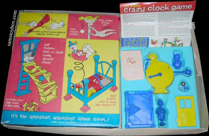 Crazy Clock Game from Ideal (1964)