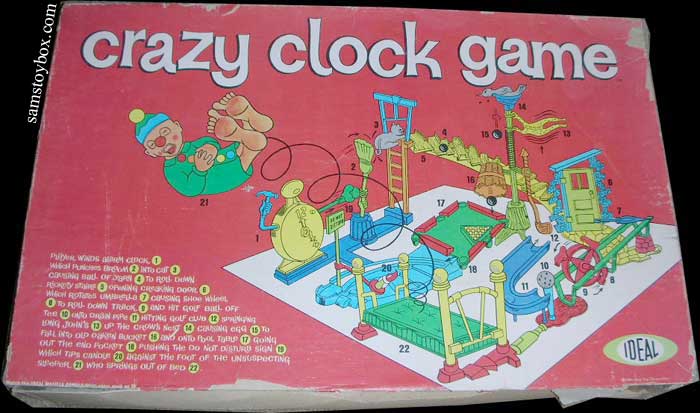 Crazy Clock Game from Ideal (1964)