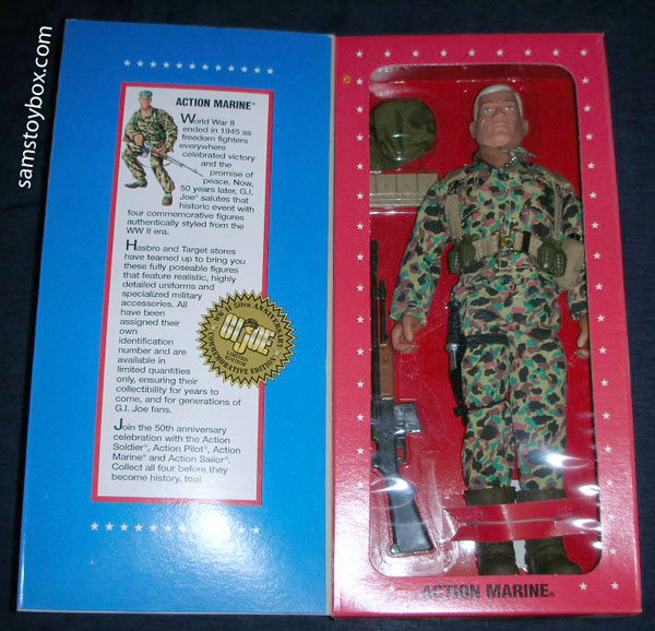 WWII 50th Anniversary Action Marine GI Joe by Hasbro