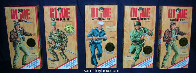 WWII 50th Anniversary GI Joes by Hasbro