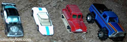 Small collections of Hot Wheels, Matchbox and Stompers