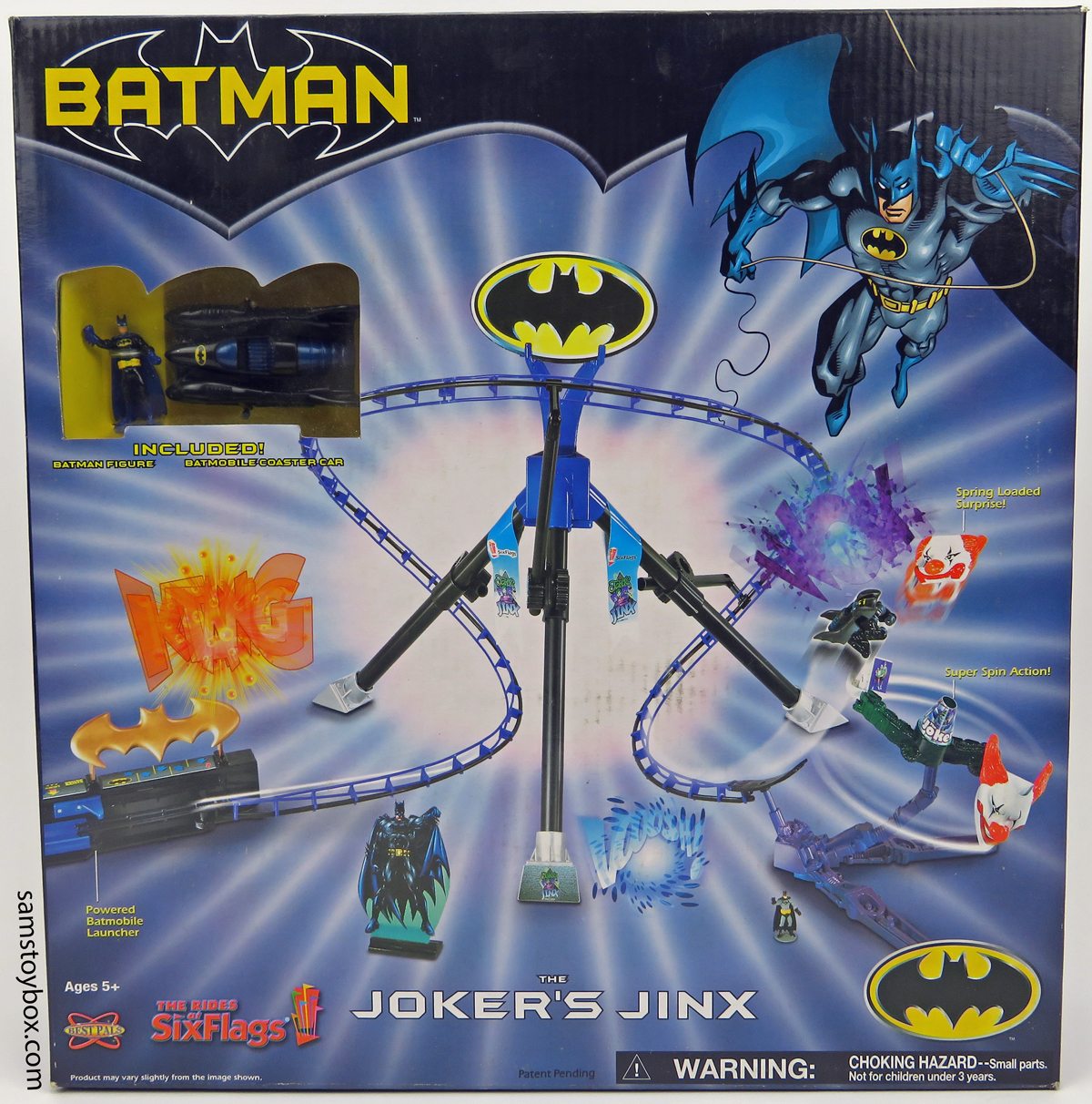 Six Flags Joker's Jinx Coaster Box