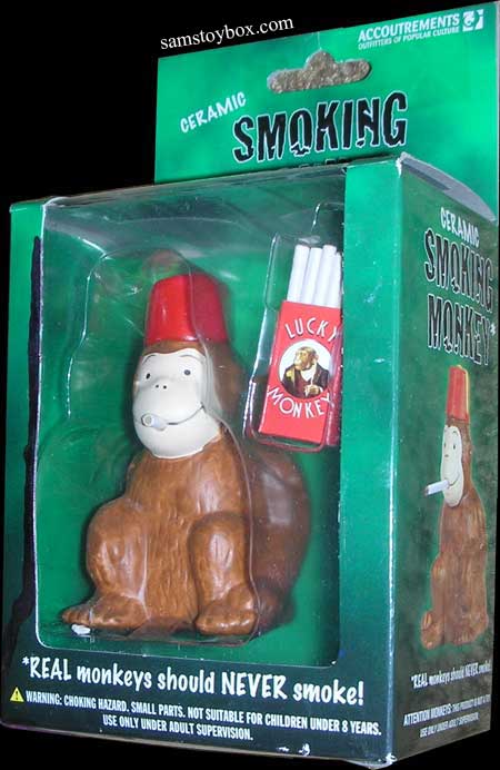 Smoking store monkey toy