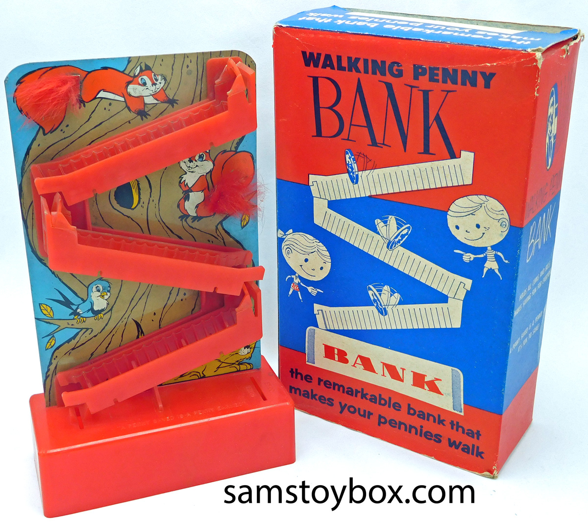 Squirrel Walking Penny Bank by Tigrett Industries