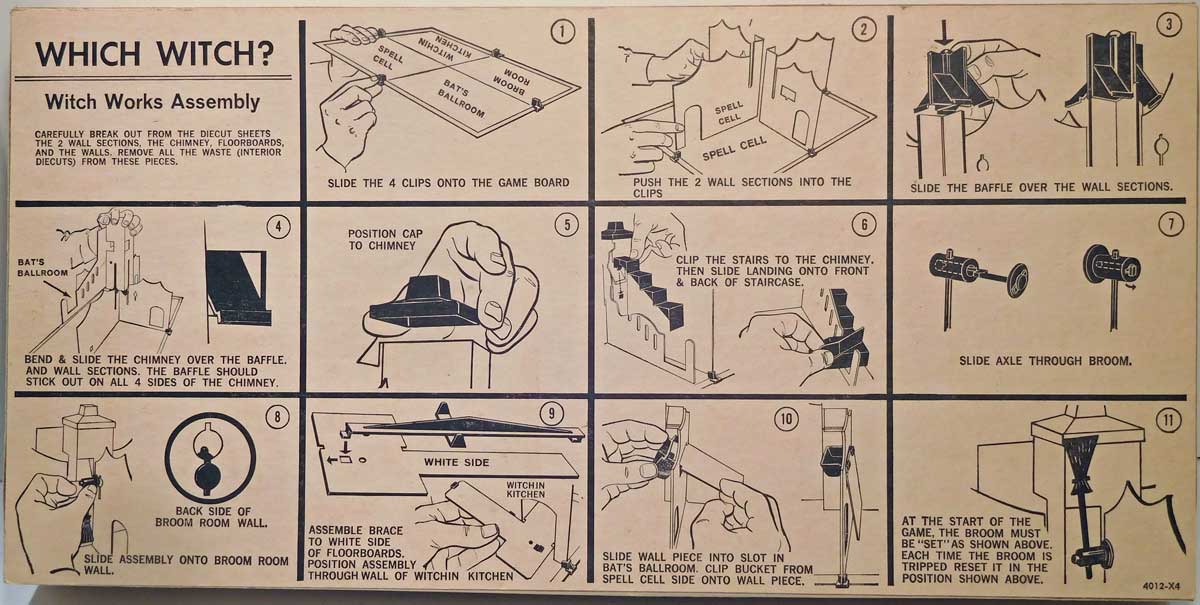 Which Witch Game Assembly Instructions