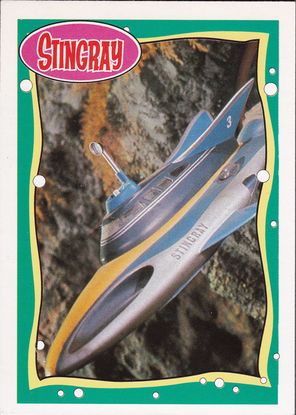 Front of Gerry Anderson Supermarionation Card number 01