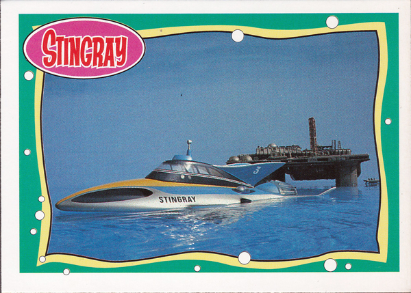 Front of Gerry Anderson Supermarionation Card number 12