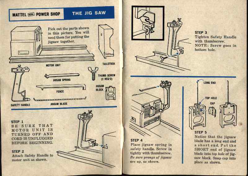 Mattel Power Shop Instruction Manual - Page 04 of 24