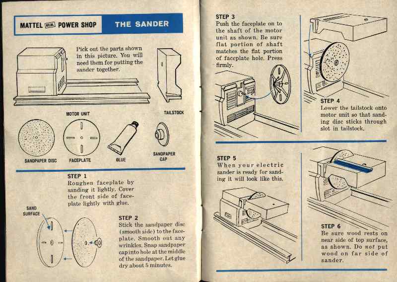 Mattel Power Shop Instruction Manual - Page 06 of 24