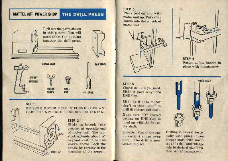 Mattel Power Shop Instruction Manual - Page 07 of 24