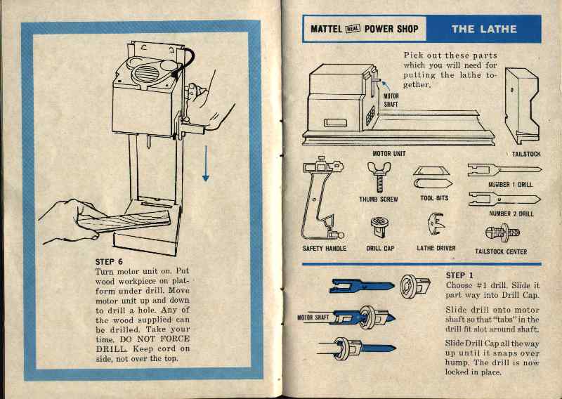 Mattel Power Shop Instruction Manual - Page 08 of 24